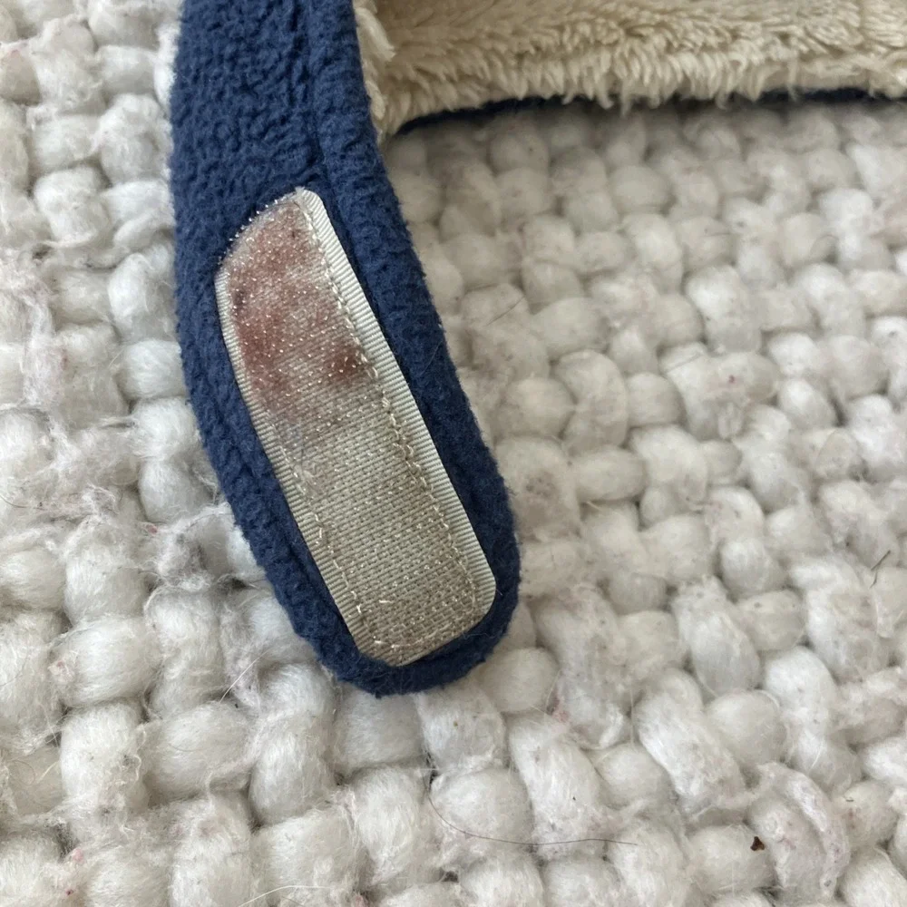 LL Bean Toddler 12-24 Months Fleece Hat Ear Flap‎ Blue